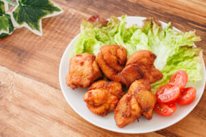 スクスクダイズの「きな粉から揚げ」